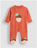 Pure Cotton Acorn Sleepsuit (0-18 Mths)