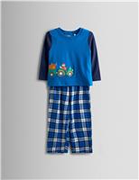 Pure Cotton Tractor Pyjamas (1-6 Yrs)