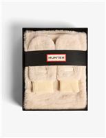 Borg Fleece Scarf & Mittens Boxed Gift Set