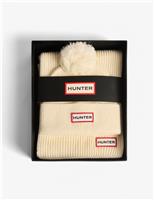 Pom Pom Beanie & Scarf Boxed Gift Set