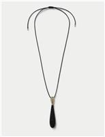 Embellished Pendant Cord Necklace