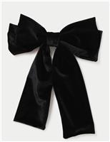 Large Velour Hair Bow