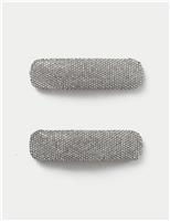 2 Pack Embellished Hair Clips