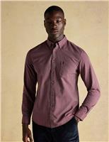 Regular Fit Pure Cotton Striped Oxford Shirt