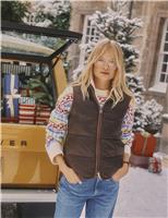 Reversible Padded Funnel Neck Gilet