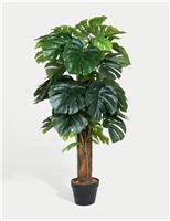 Artificial 4ft Monstera House Plant on Pole