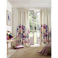 Bluebellgray Taransay Cotton Rich Pencil Pleat Curtains Fuchsia Mix
