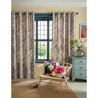 Bluebellgray Tobermory Cotton Rich Eyelet Curtains Multi