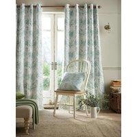 Laura Ashley Tuileries Blackout Eyelet Curtains White Mix