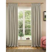 Joules Floral Foulard Pure Cotton Pencil Pleat Curtains Green Mix