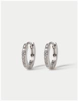 Cubic Zirconia Hoop Earrings