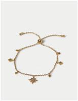 Cubic Zirconia Toggle Bracelet