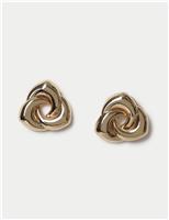 Twist Knot Stud Earrings