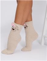 Teddy Bear Fluffy Socks