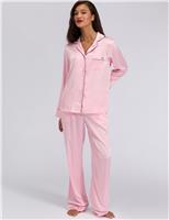 Satin Wide Leg Pyjama Bottoms