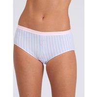 Boux Avenue Amiee Striped Low Rise Knicker Shorts Pink Mix