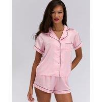Boux Avenue Satin Pyjama Shorts Light Pink