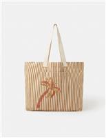 Striped Palm Tree Shopper