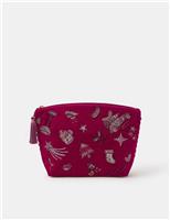 Large Embellished Christmas Pouch