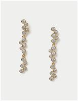 Cubic Zirconia Waterfall Earrings