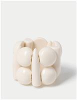 Resin Mixed Shape Stretch Bracelet