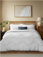 Night Lark Tufted Dots 4.5 Tog Coverless Duvet Set Light Blue