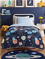Night Lark 4.5 Tog Junior Coverless Duvet Set Navy