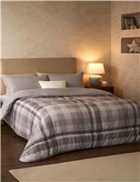 Checked 10.5 Tog Coverless Duvet Set