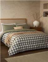 Gingham 10.5 Tog Coverless Duvet Set