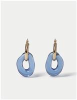 Glass Double Drop Earrings