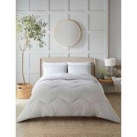 Night Lark Seersucker 4.5 Tog Coverless Duvet Set Light Grey