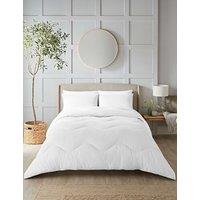 Night Lark Seersucker 4.5 Tog Coverless Duvet Set White