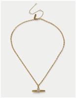 Autograph Pave T Bar Necklace