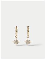 Cubic Zirconia Star Earrings