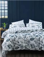 Pure Cotton Botanical Bluestone Bedding Set