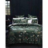 MM Linen Pure Cotton Zen Bedding Set Green Mix
