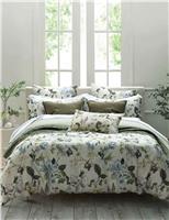 MM Linen Pure Cotton Sanctuary Reversible Bedding Set Ivory Mix