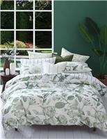Pure Cotton Botanical Leaf Bedding Set