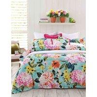MM Linen Pure Cotton Ravello Bedding Set Light Blue Mix