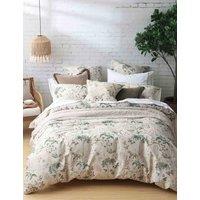 MM Linen Pure Cotton Briar Natural Bedding Set Ivory Mix