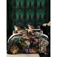 MM Linen Pure Cotton Fiori Bedding Set Grey Mix