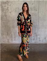 Floral Maxi Wrap Skirt