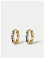 Rainbow Cubic Zirconia Earrings