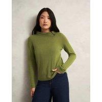 HOBBS Merino Wool Rich Jumper with Cashmere Green