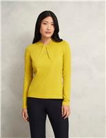 Crew Neck Keyhole Jumper