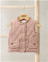 Cord Quilted Gilet (3 Mths-3 Yrs)