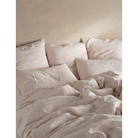 Bedfolk Pure Linen Relaxed Duvet Cover Soft Pink