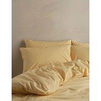 Bedfolk Pure Cotton Relaxed Duvet Cover Yellow