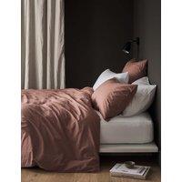Bedfolk Pure Cotton Relaxed Duvet Cover Medium Red