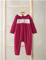 Cotton Rich Christmas Sleepsuit (0-12 Mths)